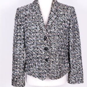 Armani Collezioni Multicolor Tweed Blazer